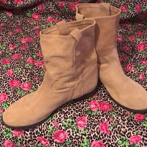 Tan Suede Boots